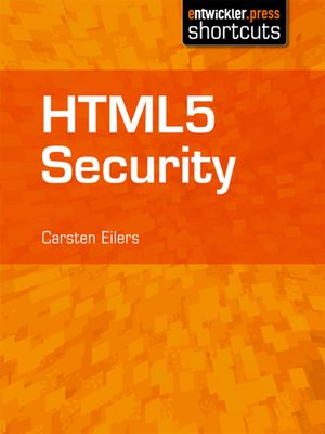 cover image of HTML5 Security